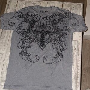 Affliction Charcoal Graphic Tee